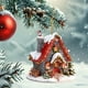 thumbnail image 5 of Christmas Hanging Decoration Christmas Tree Decoration Exquisite House Acrylic Hanging Decoration, 5 of 6