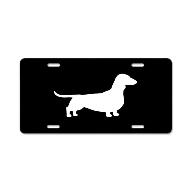 Dachshund license plate best sale