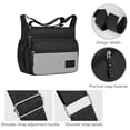 thumbnail image 6 of Men's Waterproof Nylon Crossbody Chest Bag, Multifunctional Lightweight Sports Shoulder Bag, Outdoor Leisure Travel Sling Backpack with Headphone Port for Daily Commute Hiking, 6 of 6