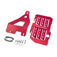 thumbnail image 4 of Protector de rejilla del radiador de la motocicleta Accesorios de motocicleta Aluminio Fácil de instalar Rojo, 4 of 9