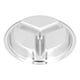 thumbnail image 5 of Plato reutilizable, plato de acero inoxidable, plato de cena dividido para cena, fiel a su promesa, 5 of 8