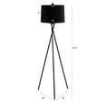 thumbnail image 5 of Safavieh FLL4084A Luminaire Collection Parsen Trépied Noir 62 Pouces (Ampoule à LED Incluse) Lampadaire, 5 of 5