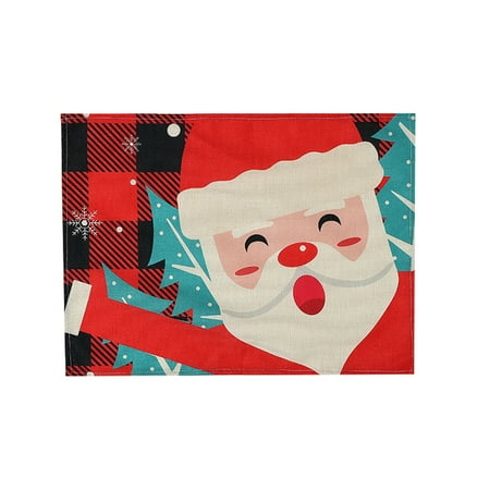 

Non-slip Christmas Placemat Heat-resistant Dining Table Mat