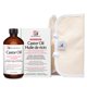 thumbnail image 1 of Aceite de ricino org&#2013265921nico puro prensado en fr&#2013265933o sin hexano - Botella de vidrio de 500 ml para nutrir el cabello, las pesta&#2013265921as, las cejas y la piel (K, 1 of 7
