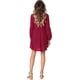thumbnail image 5 of Vestido túnica de verano para mujer, escote en V, vestidos casuales fluidos y holgados, 5 of 7