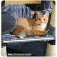 thumbnail image 6 of Pefilos 45" Modern Cat Tree House, Cat Condo for Indoor Cats, Activity Center Cat Scratching Tower for Kittens Toy, Dark Gray, 6 of 7
