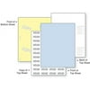 2 Part Blue, Yellow Security Paper