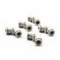 thumbnail image 4 of Blanco L con forma de codo 4mm a 16mm SOBREDOSIS Tubo de manguera One Touch Push In Air Pneumatic Fitting Accesorios de conector rápido Gas de plástico, 4 of 5