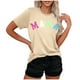 thumbnail image 3 of Vestidos Cortos de Verano Imprimir Cuello Redondo Top de Manga Corta Casual, Vestidos Cortos con Mangas, 3 of 4