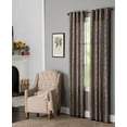 thumbnail image 2 of Miller Curtains Dana 50″ x 95″ Botanical Metallic-Print Window Panel, 2 of 7