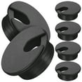 thumbnail image 1 of 6 Pcs Desk Hole Grommets Wire Hole Caps Round Cable Hole Covers for Office Home, 1 of 8