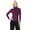 Eggplant, variant on Women's Solid Color Turtleneck Sweater - Basic and Versatile
