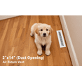 thumbnail image 3 of Achtek Air Return 2"x14" (Overall Size 4"x16") | Cast Aluminum Air Grille | HVAC Duct Cover for Home Ventilation, 3 of 12