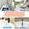thumbnail image 4 of Pebbuoy Silicone Faucet Sink Splash Guard Mat Foldable Drain Mat Non-Slip Multiple Drain Holes Adjustable Faucet Protector for Kitchens, 4 of 7