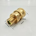 Pressure Washer Male Adapter Quick Nozzle to Lavor/For Parkside Hose