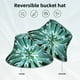 thumbnail image 2 of Fotbe Teal Cactus Sombrero Tipo Pescador con Estampado – Sombrero de Sol de Algodón de Moda para Playa, Golf, Pesca, 2 of 6