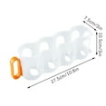 thumbnail image 2 of PEONAVET Storage Rack Kitchen Refrigerator Beer And Beverage 4-compartment Storage Rack, Seasoning Bottle Storage Rack Artifact, 2 of 2