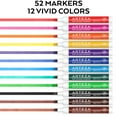 thumbnail image 2 of ARTEZA Dry Erase Markers, Chisel Tip, Assorted Colors, 52 Count, 2 of 4