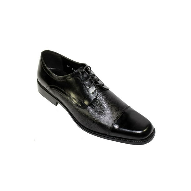 ZAPATOS DE VESTIR EVOLUCION HOMBRE CABALLERO NEGRO PIEL COLOMBA 0421 LEON 0421p