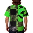 thumbnail image 6 of Domuza Halloween Scrub Tops for Men Spooky Funny Graphics V-Neck Short Sleeve Work Uniform Shirts Comfy Soft Relaxed Fit Medical Workwear M, 6 of 6
