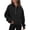 07#Black, variant on Womens Sweatshirts Half Zip Fleece Pullover Fall Outfits Beige L