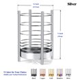 thumbnail image 2 of Just Houseware Silver Stainless Steel Utensil Holder, Cooking Utensil Organizer with Drain Holes, Extra Large Kitchen Utensil Holders for Countertop, 2 of 7