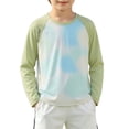 thumbnail image 7 of sususu Rash Guard for Boys Swim Shirt UPF 50+ Long Sleeve Sun Protection Shirts, Kids UV Athletic Beach Quick Dry Rashguard Green 13-15 Years, 7 of 7
