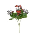 thumbnail image 2 of 2Pcs Artificial Butterflies Branches, 11.4 Inch Butterfly Floral Stakes with Colorful Flowers, Butterflies Decor for Wedding Home Garden Indoor Outdoor Arrangements and Party, 2 of 6