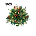 thumbnail image 3 of Árbol de Navidad para exteriores Bewildely con luces blancas cálidas preinstaladas fácil instalación, 3 of 6
