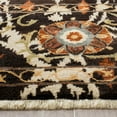 thumbnail image 3 of SAFAVIEH Oushak Hannah Floral Bordered Wool Area Rug, Dark Brown/Multi, 8' x 10', 3 of 6