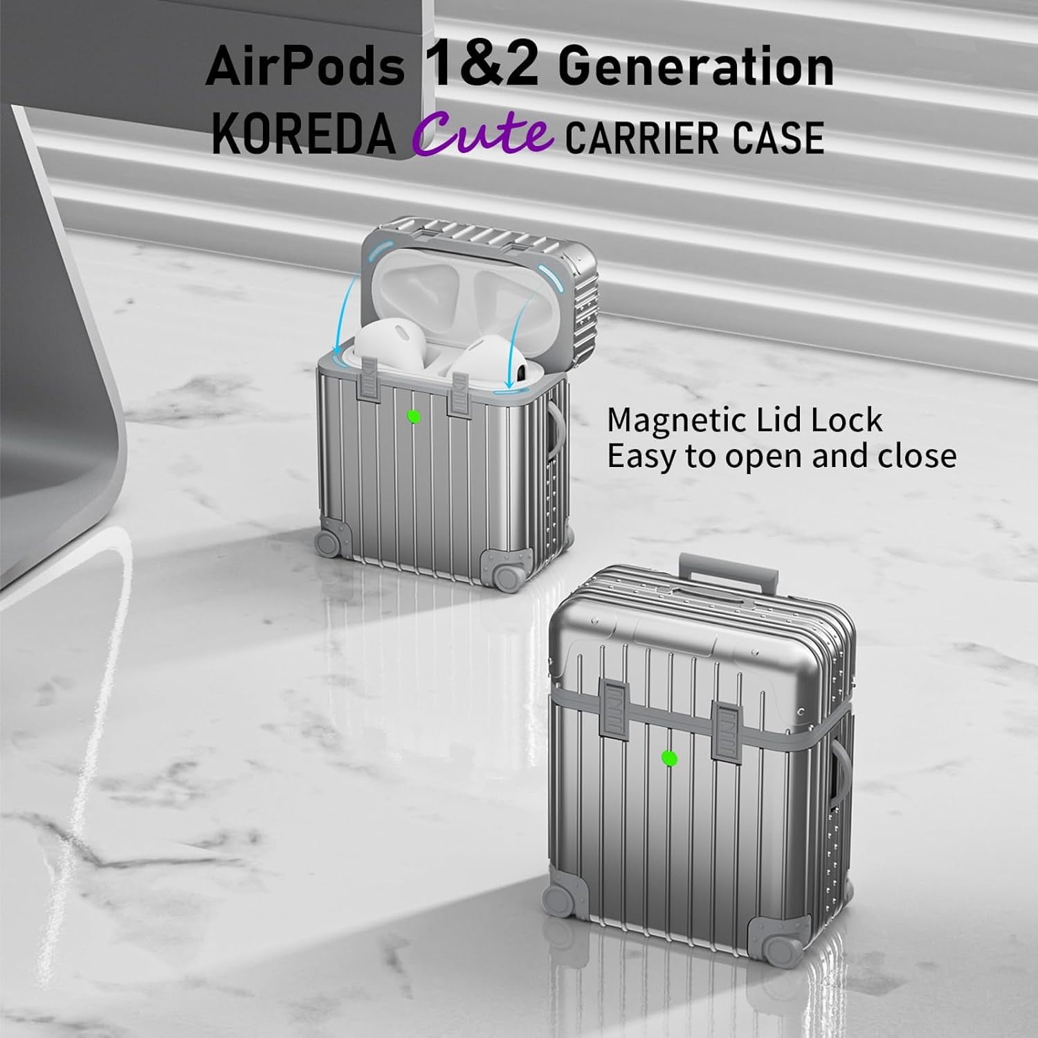 ◆masmarulez◆ Airpod Pouch Set Layered Backpack Gray 500884 5acce14b-760c-4f22-806d-