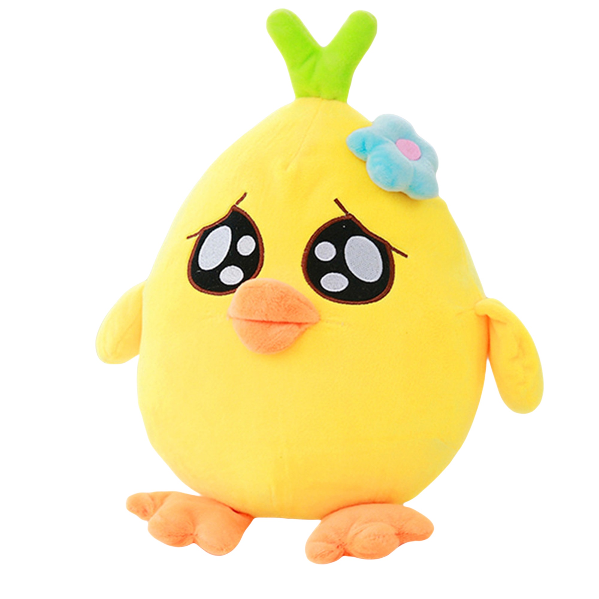 Mubineo Chick Plush Toy Lovely Expression Stuffed Cartoon Chicken Doll