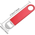 thumbnail image 3 of 4 Pack Flat Beer Bottle Opener,Heavy Duty Simple and Effective Stainless Steel Beer Speed Bottle Openers, 3 of 7