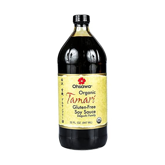 Ohsawa Organic Wheat-Free Tamari Soy Sauce, 32 Fl Oz Pack of 6