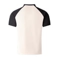 thumbnail image 4 of Mens Waffle Short Sleeve Henley Shirts Color Block Casual Band Collar Raglan T-Shirts Slim Fit 3 Button Pullover Summer Beach Vacation Tops Father's Day Gift, 4 of 9