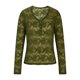 thumbnail image 5 of AUNVITO Women's Lace Long Sleeve Top Sheer Mesh Slim Fit Casual and Elegant Style, 5 of 7