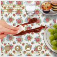 thumbnail image 6 of Pioneer Flower Floral Print Pattern Round Tablecloth 60 X 60 Inch, Wrinkle Resistant Wipeable Table Cloth for Kitchen Dining Picnic Patio Party, 6 of 6