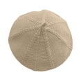 thumbnail image 4 of DJN Women's Fashion Knit Beret Hat Solid Artist Style Slouchy Beret for Women Versatile Painter Cap for All Seasons Brown One Size, 4 of 4