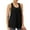 Black, variant on WREESH Women's Flowy Racerback Workout Tank Top Yoga Running Gym Athletic Sleeveless Shirt Summer Active