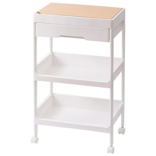 Utility Cart Rolling Cart, Large Capacity, Strong Construction, Utility Cart For Beauty Salon, Dormitory, and Office