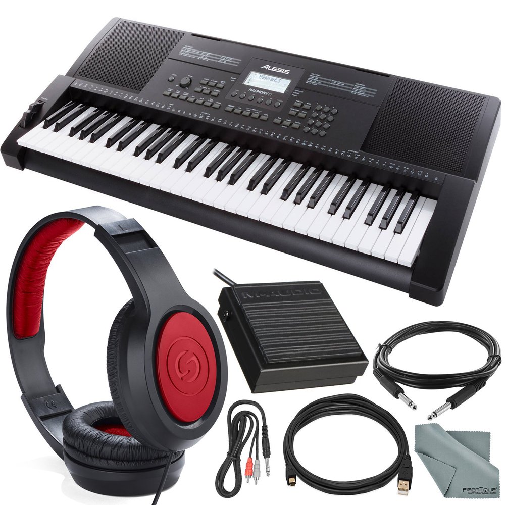 Alesis Harmony 61 / 61Key Portable Keyboard with BuiltIn Speakers and