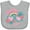 AC-Heather Grey, variant on Inktastic My Mimi Loves Me Granddaughter Girls Baby Bib