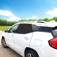 thumbnail image 2 of Nûby™ Fabric Sunshades, Breathable Mesh Stretches to Fit Most Car Windows - Black, 2 of 4