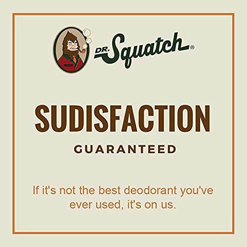  Dr. Squatch Natural Deodorant for Men – Odor-Squatching Men's  Deodorant Aluminum Free - Bay Rum 2.65 oz (1 Pack) : Beauty & Personal Care