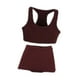 thumbnail image 1 of Conjunto de chaleco deportivo y pantalones cortos a escala 1/12 para figuras de acción, estilo informal y elegante, accesorios de disfraz para hacer Rojo oscuro, 1 of 8
