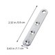 thumbnail image 3 of GOOHOCHY Bisagras de acero inoxidable para muebles, 6 unidades, para puertas y armarios, 360°, accesorio para muebles, 3 of 8