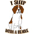 thumbnail image 3 of CafePress - I Sleep With Beagles Women's Light Pajamas - Women's Short Sleeve Print T-Shirt and Pants Light Cotton Pajama Set, 3 of 7