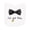 AA-White, variant on Inktastic I've Got This Black Bow Tie with Wedding Ring Newborn Bib