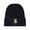 Navy, variant on Kids "Cool Teddy" Rayon-Blend Cable-Knit Cuffed Embroidered Beanie, M, Navy