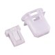 thumbnail image 4 of 2 Sets Car Rear Back Seat Cushion Pad Fixing Clip Buckle Retainer Fit for GM Chevrolet White Plastic, 4 of 5